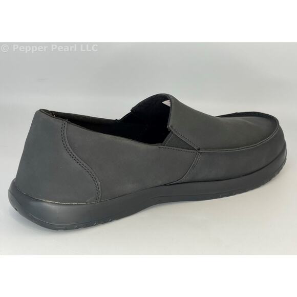 Black Frisco Pro Oiled Nubuck Men's Size 13 Comfortable Casual Deck Boat Loafer - Picture 4 of 11